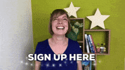 Wunderstars point here pointing finger GIF