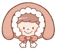 lemuaoi girl kawaii winter wink Sticker