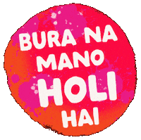 Holi Festival Hindi Sticker by Sonamm