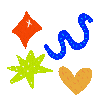 MAKERBUG fun sparkle abstract colorful Sticker