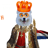 Happy King Sticker