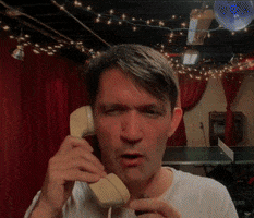 Phone Call Chewing GIF by 15 Passenger