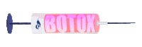 Exertclinic botox injection syringe exertclinic Sticker