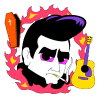 wearetado johnny cash ringoffire johnnycash aint no grave Sticker