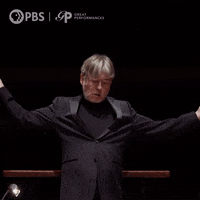 Conducting Public Tv GIF by GREAT PERFORMANCES | PBS