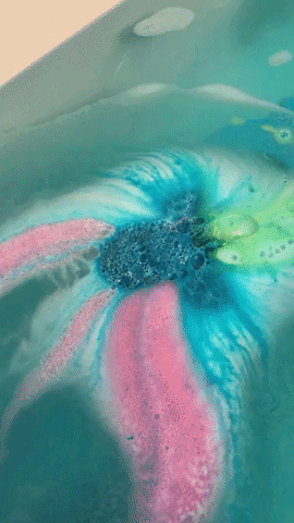 rocket science bath bomb GIF