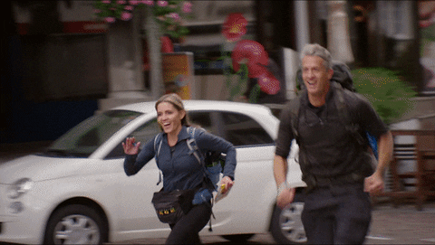 Happy The Amazing Race GIF by CBS
