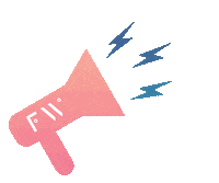 Megaphone Fw Sticker by Future Women