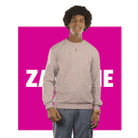 No Way Pink Sticker by Zadkine
