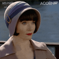 Essie Davis Yes GIF by Acorn TV