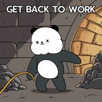 Get To Work GIF by Kanpai Pandas