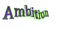 text ambition Sticker