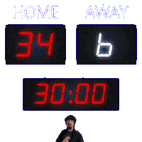 6 Away Sticker