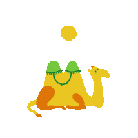 Relax Camel Sticker