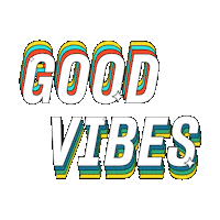 Happy Good Vibes Sticker