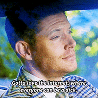 aborddelimpala supernatural internet dean winchester jensen ackles GIF