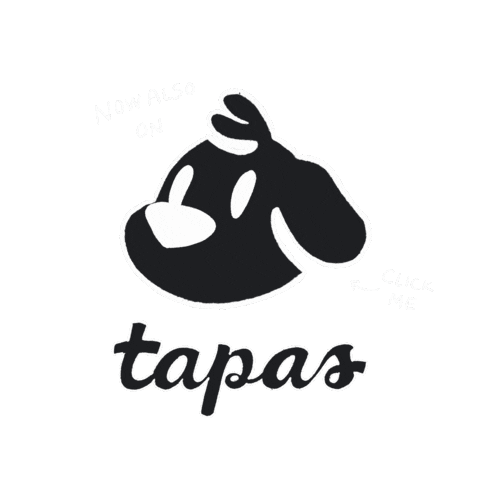 hxppythxughtz giphyupload tapas Sticker