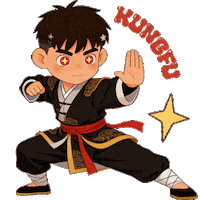Training Punch Sticker by Fox Fairies Malaysia