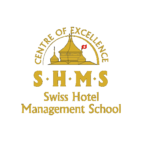 SwissHotelManagementSchool logo switzerland castle hospitality Sticker