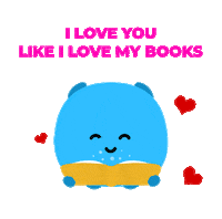I Love You Sticker by Bookly