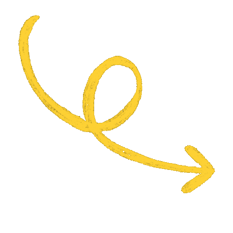 lacabanedachilleetcamille giphyupload yellow arrow achilleetcamille Sticker