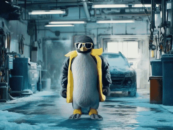 Dance Penguin GIF by HELLA Group