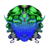 Girl Color Sticker