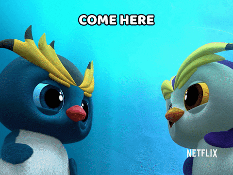 Penguin Hugs GIF by YooHoo to the Rescue