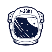 Nasa Astronaut Sticker by Klosh