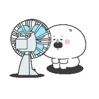 Happy Heat Wave Sticker by Hai Dudu
