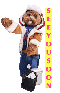 Holiday Goodbye Sticker