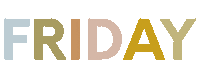 Days Of The Week Friday Sticker