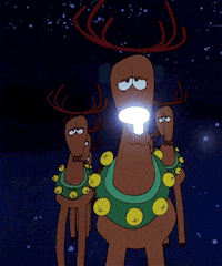 suspicious santa claus GIF