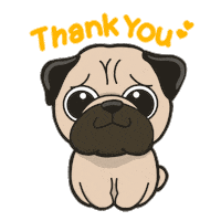 Happy Thanks Sticker