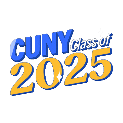 Graduation Cuny Sticker by The City University of New York