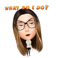 What Do I Do Bonnieechang Sticker by Genies