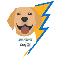 Los Angeles Chargers Game Sticker by Lazy Dog Restaurant & Bar