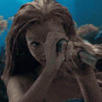Looking The Little Mermaid GIF by Freeform