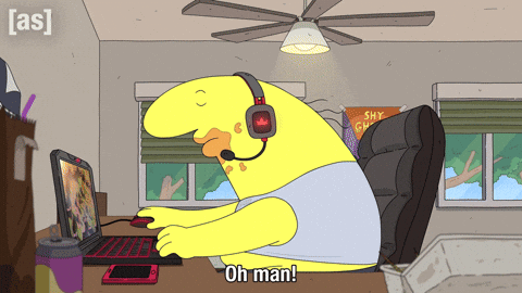 Oh Man Gamer GIF by Adult Swim