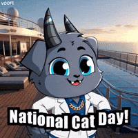 National Day Cats GIF