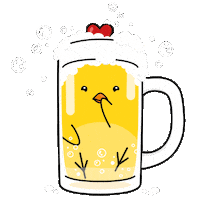 Drunk Cheers Sticker by Beaky Boops