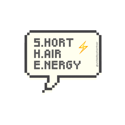 Shorthairdontcare Sticker by United By Short Hair