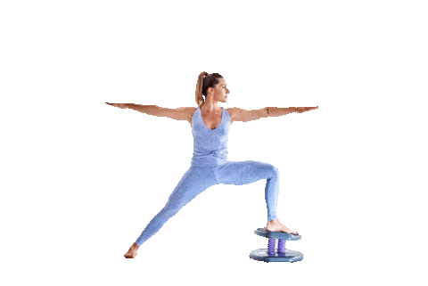 Warrior 2 Yoga Sticker by StrongBoard Balance