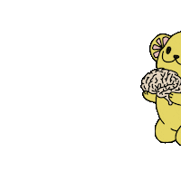 No Brain Please Sticker