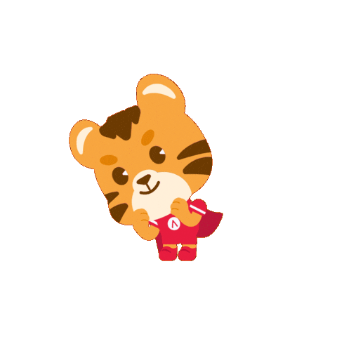 Excited Amu Sticker by accurateid