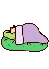 Anterie sleepy sleeping zzz capybara Sticker