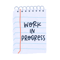 Happy Work In Progress Sticker