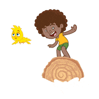 Bird Kid Sticker by Mundo Bita