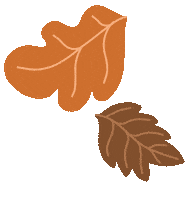 Fall Orange Sticker