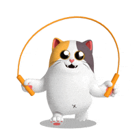Work Out Cat GIF by Liberty Cats Emojis